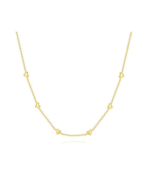 Colier din argint Inimioare